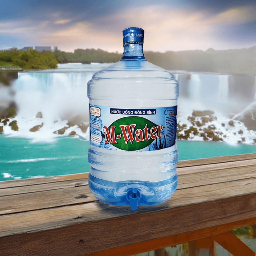 Nước uống tinh khiết đóng bình M-Water 20L giá rẻ