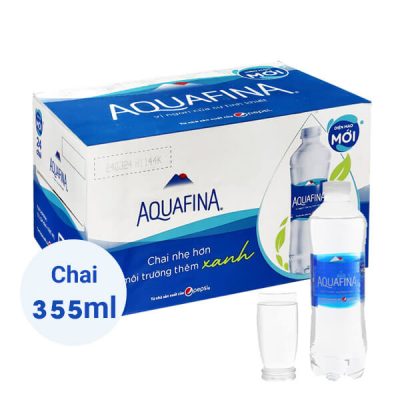 Thùng Nước suối Aquafina chai nhỏ 355ml