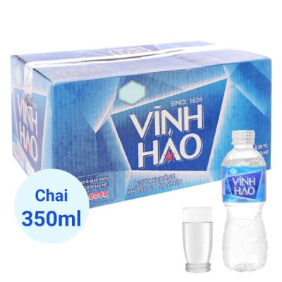 Thùng Nước suối Vĩnh Hảo chai nhỏ 350ml